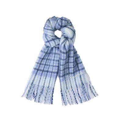 ablueberry羊毛混纺加厚围巾