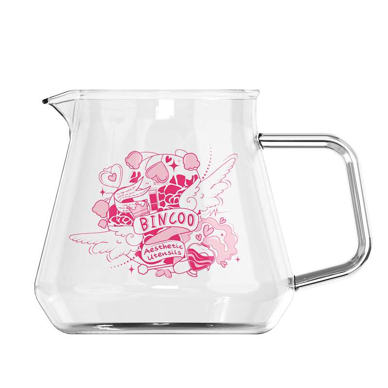 Bincoo玻璃咖啡分享壶心动魔法手冲咖啡套装家用冲泡壶V60过滤杯