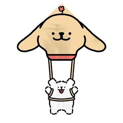 风筝儿童微风易飞线条狗风筝大人搞笑小朋友风筝潍坊可爱风筝