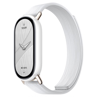 适用小米手环10科纳皮手表带10代冰川白NFC版磁吸皮10代手表智能9NFC通用8代男女款替换高级链配件腕带