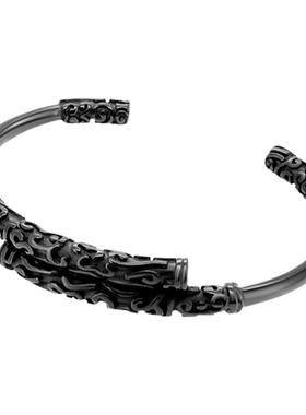 Blackdegree中国风男女钛钢手镯