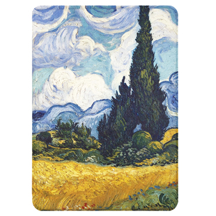 适用kindle保护套paperwhite3/4/5咪咕colorsoft壳KPW6青春版2024入门款KPW4套558磁吸休眠经典梵高油画丰收