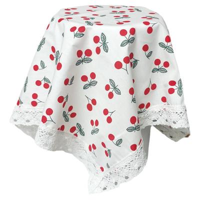 厨房盖布遮尘布田园蕾丝