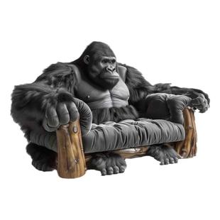 网红大猩猩沙发客厅家具二次元金刚沙发卧室床大小户型布艺沙发床