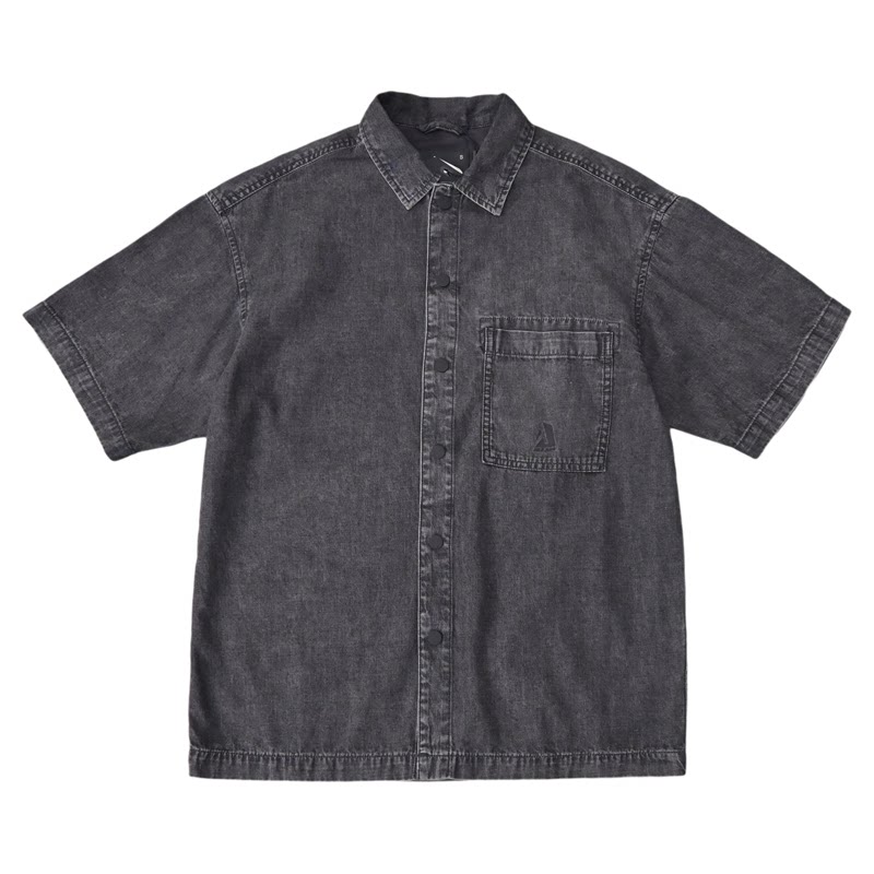 ABLEJEANS工装牛仔衬衫宽休闲