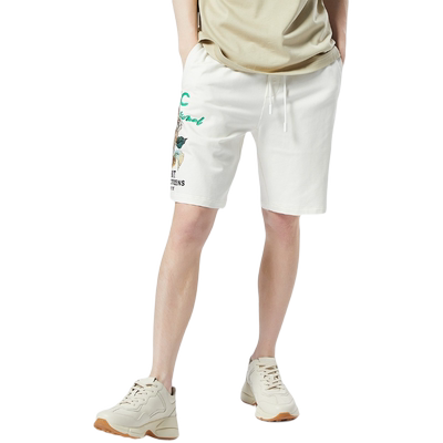 CNC男装印花五分裤23夏新款