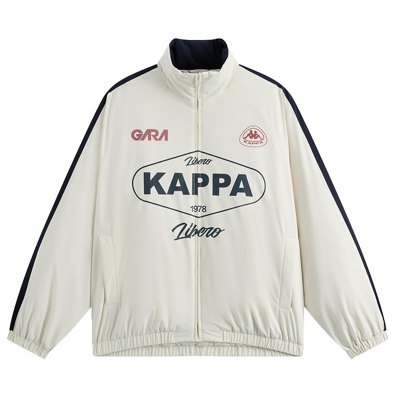 Kappa卡帕男装女装2025冬季新款赛车氛围潮流保暖棉服K0FZ2MM02D