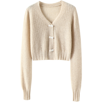 启超高端100%纯山羊绒衫