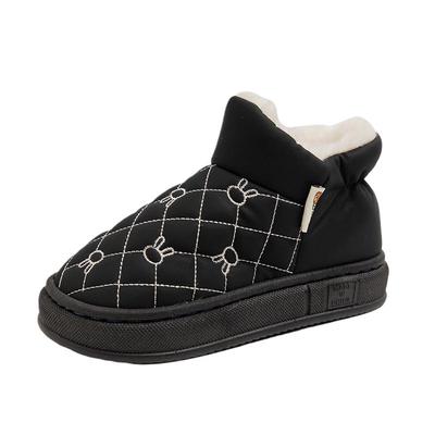 儿童雪地靴软底男女童棉鞋2025冬季新款学生加绒加厚大棉靴短靴潮