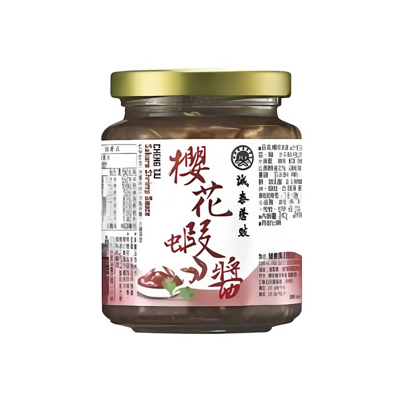诚泰酱油樱花虾酱小辣240g装虾类制品海鲜酱精选正宗虾酱蒸炒酱料