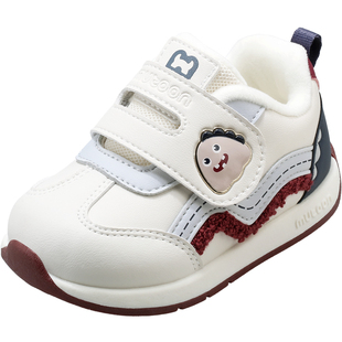 牧童婴儿棉鞋卡通学步男宝宝阿甘鞋2025冬季新款软底加绒女童鞋子