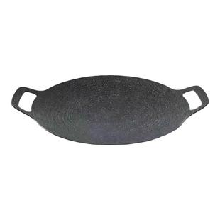 户外露营烤盘烧烤盘韩式烤肉盘铁板烧家用烤肉锅煎烤盘电磁炉