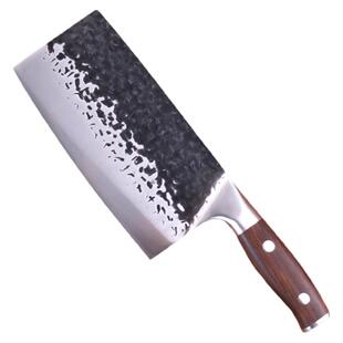 锋利斩切刀锻打高锰钢菜刀家用厨房切片刀切肉刀厨师专用砍切刀具