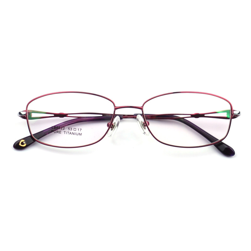 近视眼镜 女全框大圆脸超轻配成品镶钻纯钛变色眼睛框老花眼镜架