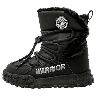 回力儿童雪地靴2025年冬季保暖女童靴子长筒冬靴加绒高帮男童棉靴