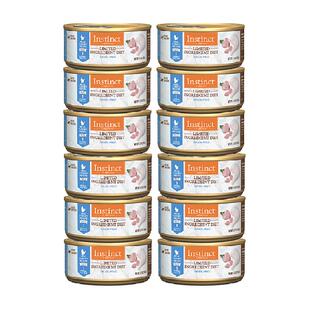 instinct天然百利猫罐头无谷低敏物鸡肉配方猫罐头156g*12罐