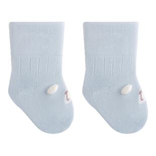 贝肽斯婴儿袜子春秋棉袜女宝宝男可爱新生儿a类秋冬不勒腿0-3月S