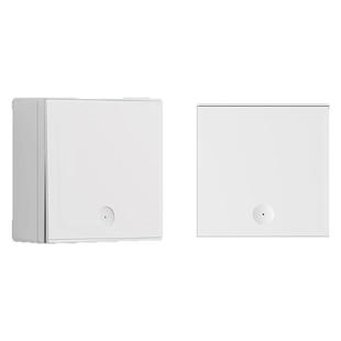 明装无线遥控开关免布线双联双控智能子母开关220v家用86型随意贴