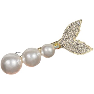 女丝巾扣头巾夹脖夹U形夹子盖头针杨梅球头巾扣胸针别针百搭配饰