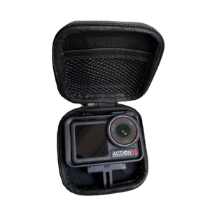 适用DJI大疆Action3/4/5Pro/6影石运动相机收纳包可装兔笼防水硬壳防摔保护壳手提挂绳防丢失保护包防磕碰包