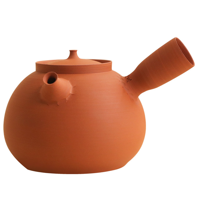 黄钢清全手工薄胎红泥砂铫400ml