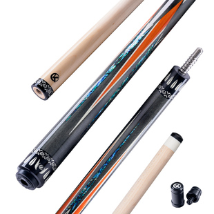 KONLLEN万世康伦全新K-02台球杆黑八桌球专业级大头台球杆