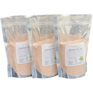 玫瑰盐岩盐粉红盐玫瑰海盐喜马拉雅矿盐细盐沐浴盐磨砂盐