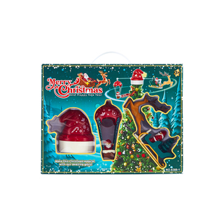 圣诞节氛围感创意圣诞树装饰带音乐发光旋转树顶星场景装扮彩盒装