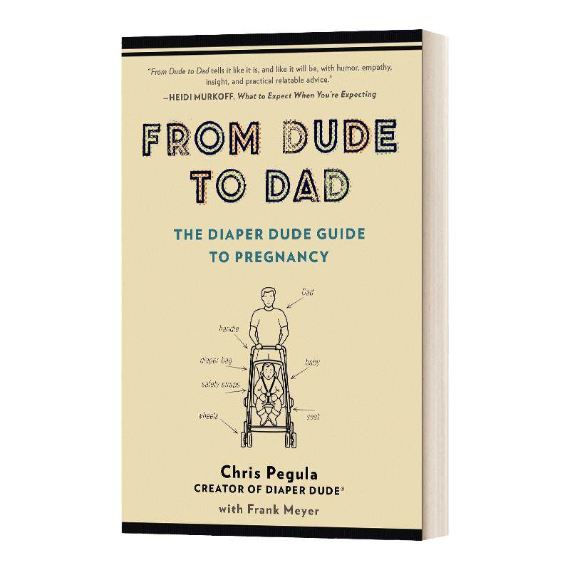 从花花公子到爸爸 尿布花花公子怀孕指南 英文原版 From Dude to Dad the Diaper Dude Guide to Pregnancy 英文版 进口英语原版书