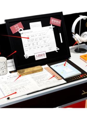 样板间男孩房书桌作业套装摆件