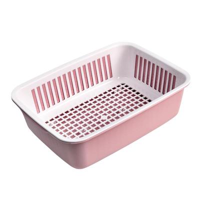 双层沥水篮洗菜篮子大号塑料