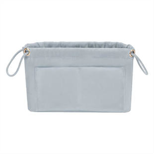 潮帛适用托特包中包内胆缎面lv龙骧迪奥tote收纳珑骧hobo包内置袋