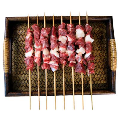 齐函杨佳齐齐哈尔烤肉大肉串偏瘦