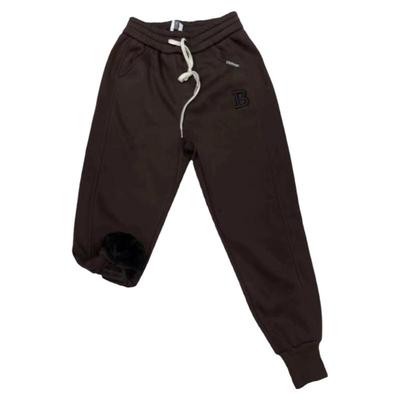 松紧腰百搭针织棉八分保暖哈伦裤