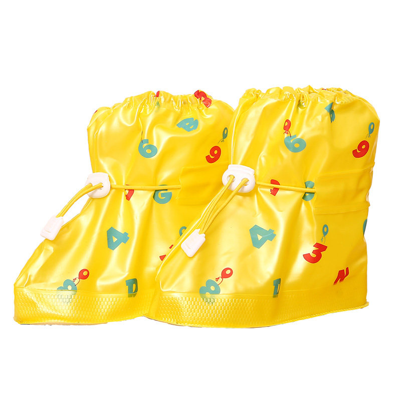雨天儿童防水防雨鞋套 小孩子加厚防滑耐磨雨靴套 幼儿园防沙鞋套