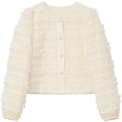 KBNE【商场同款】小香风短外套女早春新款上衣2025春爆款好看外套