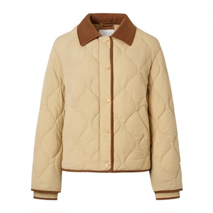 LILY巴恩风翻领气质宽松保暖轻薄棉服夹克短外套冬新款女装