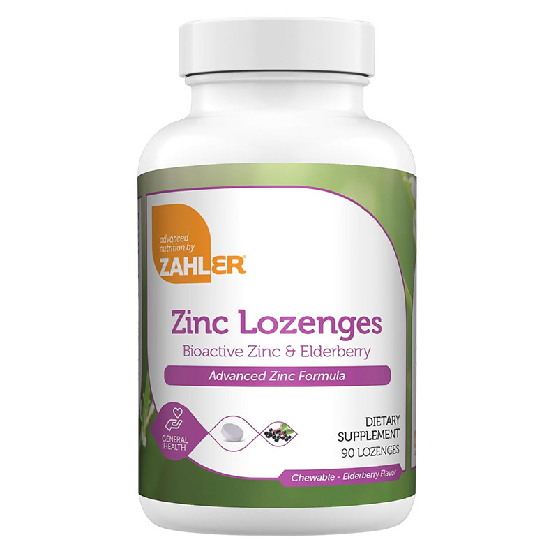 Zahler接骨木莓咀嚼片VC补锌