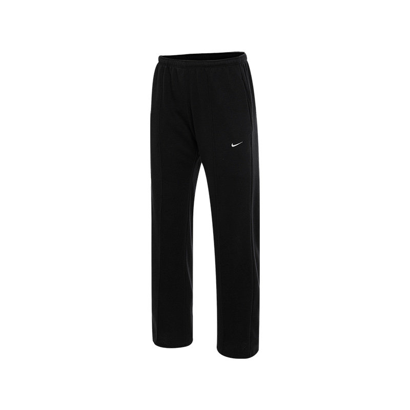NIKE耐克女子中腰法式毛圈运动裤休闲舒适阔腿长裤HF6459-010