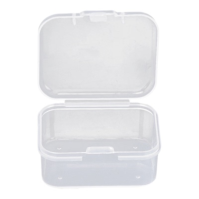 透明收纳盒带盖便携式迷你小盒子