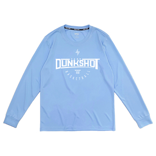 篮球训练服长袖男子速干透气排汗宽松字母健身跑步潮t黑色运动T恤