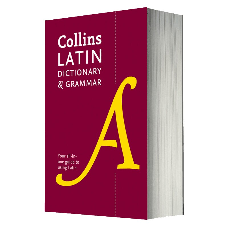 柯林斯拉丁语词典及语法 Collins Latin Dictionary and Grammar 英文原版 拉丁语英语双语词汇词典 拉丁语学习 进口原版工具书