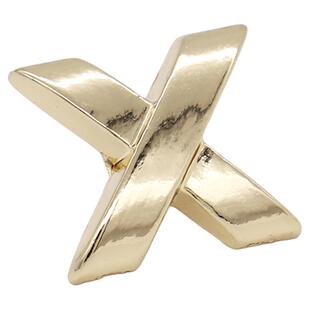 简约X字金属纽扣四合扣子牛仔服装按扣夹克风衣外套子母扣装饰扣