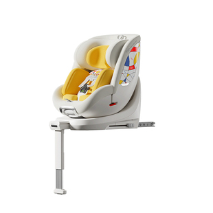 qborn小海豚pro小米车机款安全座椅07岁新生婴儿智能通风加热车载