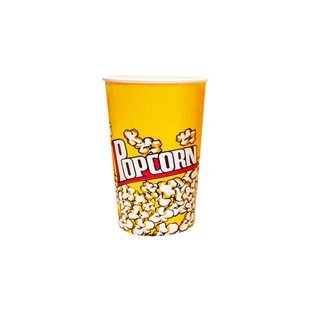 爆米花桶一次性爆米花包装桶电影院打包专用纸桶盒子卡通商用定制