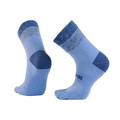 WHE美利奴羊毛减震五指袜