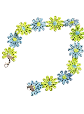 清仓回馈福利花朵彩色温柔项链