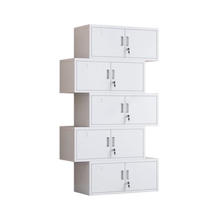 广州分体五节文件柜铁皮柜资料柜带锁财务凭证柜办公室档案储物柜