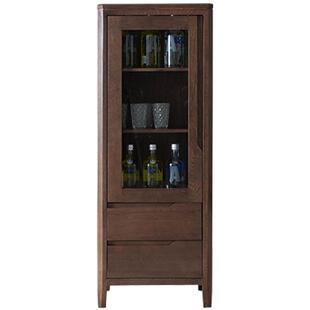 治木工坊全实木酒柜北欧现代简约橡木电视边柜环保小储物柜高厅柜