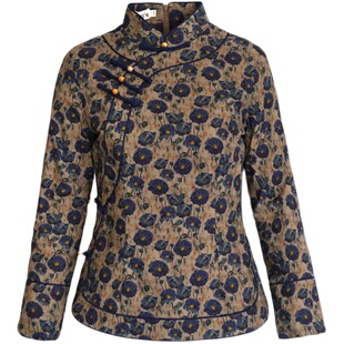 筠雅唐装棉服女款冬季中国风小棉袄年轻妈妈中式棉衣加厚茶服上衣